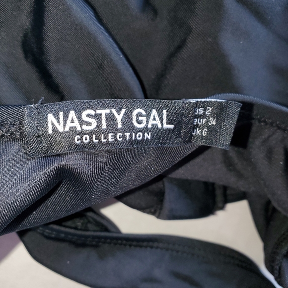 NEW Nasty Gal Front Zipper One Piece Swimsuit 2 - Picture 3 of 3